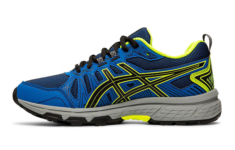 (Grade School) ASICS Gel Venture 7 'Blue Safety Yellow' 1014A072-001
