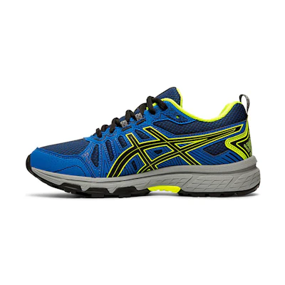 (GS) ASICS Gel Venture 7 'Blue Safety Yellow'