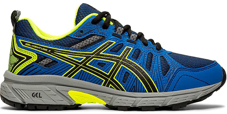 (Grade School) ASICS Gel Venture 7 ''Blau Safety Gelb'' 1014A072-001 Order (Grade School) ASICS Gel Venture 7 ''Blau Safety Gelb'' 1014A072-001