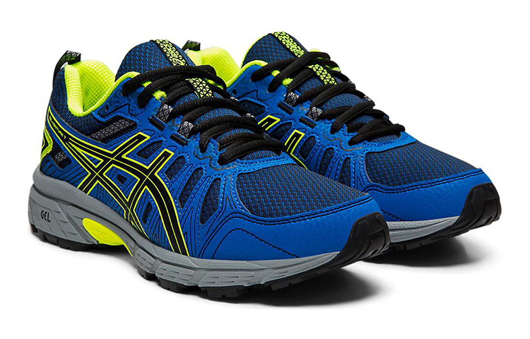 Lookbook (Grade School) ASICS Gel Venture 7 ''Blau Safety Gelb'' 1014A072-001