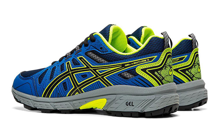 Shop (Grade School) ASICS Gel Venture 7 ''Blau Safety Gelb'' 1014A072-001