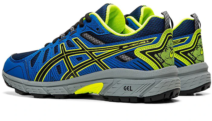 (Grade School) ASICS Gel Venture 7 ''Blau Safety Gelb'' 1014A072-001 Shop (Grade School) ASICS Gel Venture 7 ''Blau Safety Gelb'' 1014A072-001