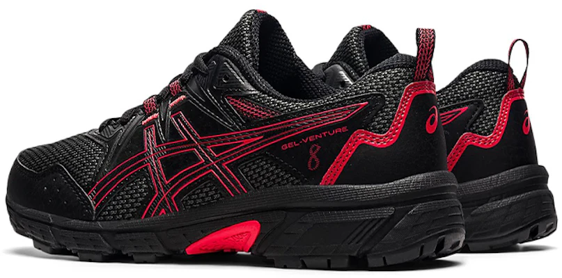 (小學年齡段)ASICS Gel Venture 8 '黑色電紅色' 1014A141-007 Shop (小學年齡段)ASICS Gel Venture 8 '黑色電紅色' 1014A141-007