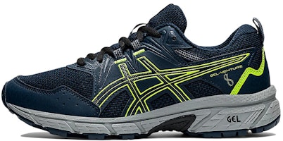 (Grade School) ASICS Gel Venture 8 'French Blue Hazard Green' 1014A141-406 (Grade School) ASICS Gel Venture 8 'French Blue Hazard Green' 1014A141-406