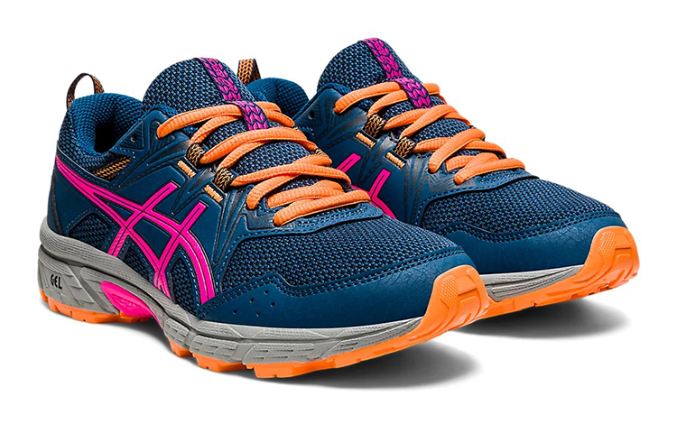 Lookbook (Grade School) ASICS Gel Venture 8 'Mako Biru Merah Jambu Bersinar' 1014A141-402