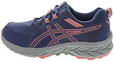 (Grade School) ASICS Gel Venture 9 'Indigo Blue Papaya' 1014A276-400 (Grade School) ASICS Gel Venture 9 'Indigo Blue Papaya' 1014A276-400