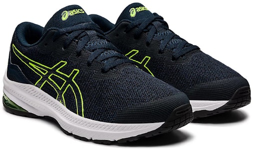 (Grade School) ASICS GT 1000 11 'French Blue Hazard Green' Kanak-Kanak 1014A237-402 Lookbook (Grade School) ASICS GT 1000 11 'French Blue Hazard Green' Kanak-Kanak 1014A237-402