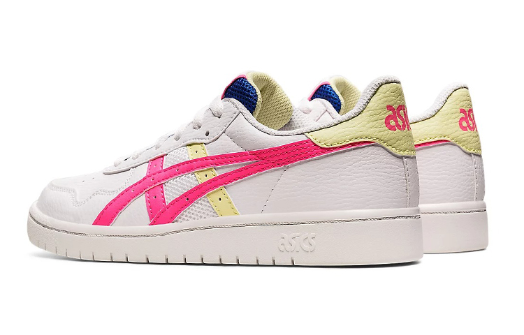 Shop （小學）ASICS 日本 S '白色 熱粉紅' 1204A090-101