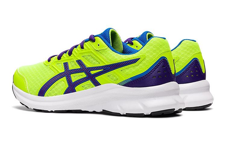 Shop ASICS Jolt 3 'Hijau Hazard Ungu Gentry' (Kanak-Kanak) 1014A203-303