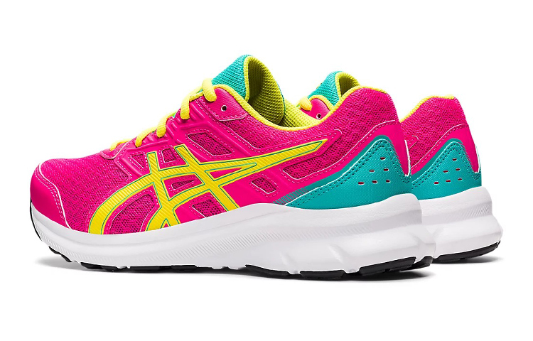 Shop ASICS Jolt 3 'Pink Glow Sour Yuzu' Kanak-Kanak Sekolah Rendah 1014A203-702