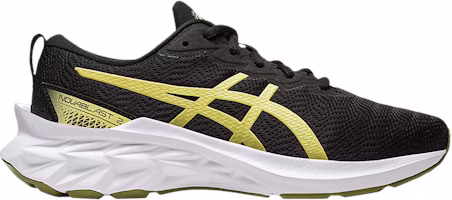 (Grade School) ASICS Novablast 2 'Black Glow Yellow' 1014A235-006 (Grade School) ASICS Novablast 2 'Black Glow Yellow' 1014A235-006