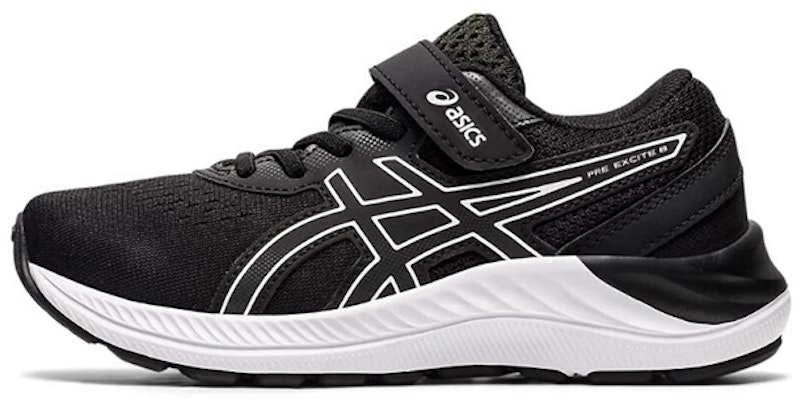 (Grade School) ASICS Pre Excite 8 'Hitam Putih' 1014A197-002 Buy (Grade School) ASICS Pre Excite 8 'Hitam Putih' 1014A197-002