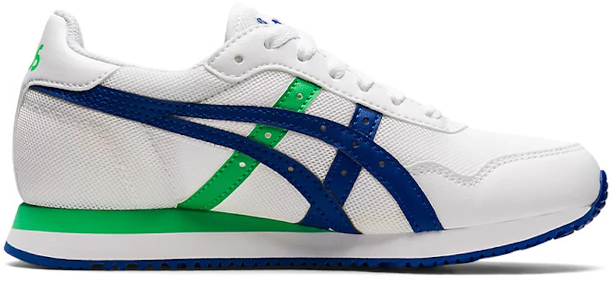 (Grade School) ASICS Tiger Runner ''Wit Monaco Blauw'' 1204A015-102 Order (Grade School) ASICS Tiger Runner ''Wit Monaco Blauw'' 1204A015-102