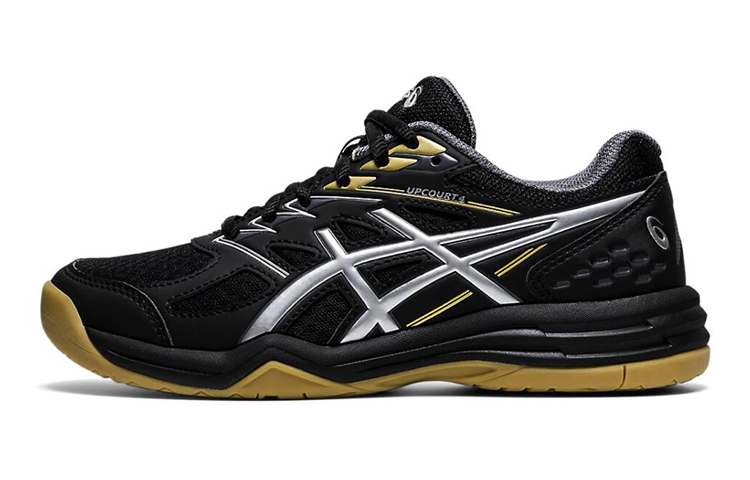 (Grade School) ASICS Upcourt 4 'Black Pure Silver' 1074A027-001