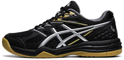 (Grade School) ASICS Upcourt 4 'Black Pure Silver' 1074A027-001 (Grade School) ASICS Upcourt 4 'Black Pure Silver' 1074A027-001