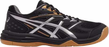 (Grade School) ASICS Upcourt 4 'Black Pure Silver' 1074A027-001 (Grade School) ASICS Upcourt 4 'Black Pure Silver' 1074A027-001