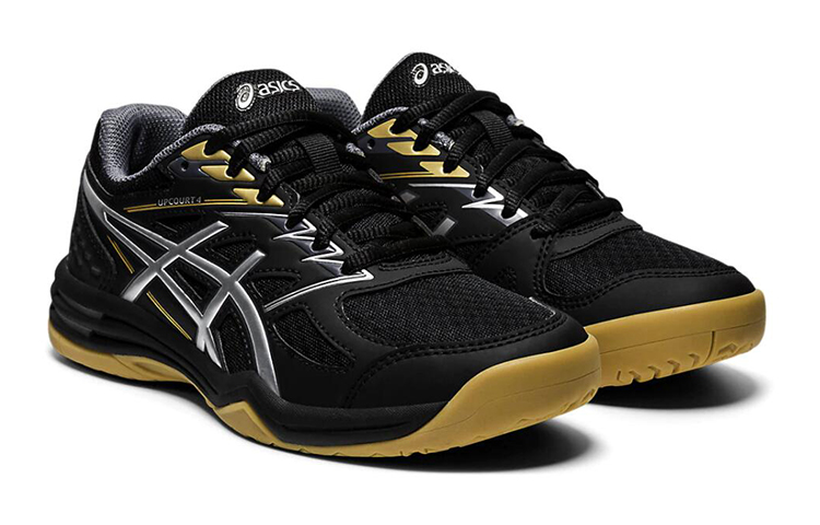 Lookbook (Grade School) ASICS Upcourt 4 ''Schwarz Reines Silber'' 1074A027-001