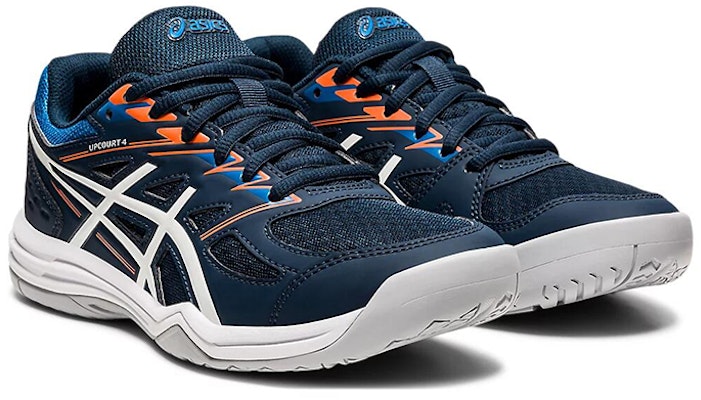 (Infantil) ASICS Upcourt 4 'Azul Francés Naranja' 1074A027-402 Lookbook (Infantil) ASICS Upcourt 4 'Azul Francés Naranja' 1074A027-402