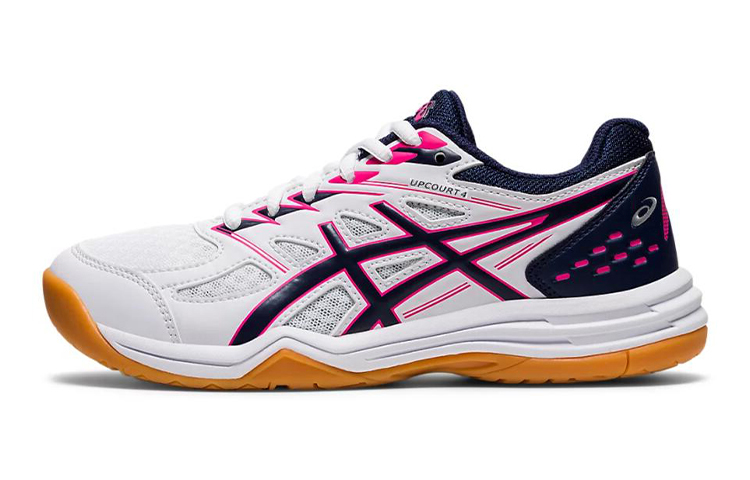 (Grade School) ASICS Upcourt 4 'White Peacoat Pink' 1074A027-102