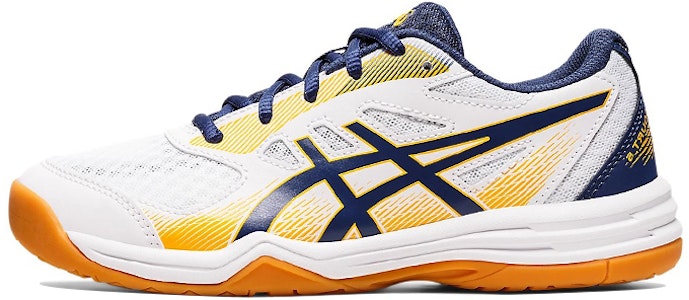 GS アシックス アップコート5 白/ディープオーシャン 1074A039-100 Buy GS アシックス アップコート5 白/ディープオーシャン 1074A039-100