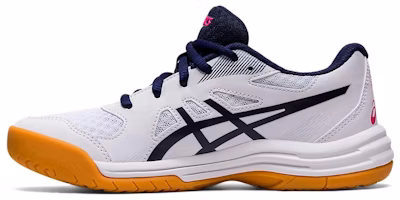 (Grade School) ASICS Upcourt 5 'White Peacoat' 1074A039-103 (Grade School) ASICS Upcourt 5 'White Peacoat' 1074A039-103