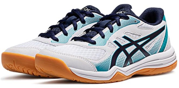 GS アシックス アップコート5 白/ピーコート 1074A039-104 Order GS アシックス アップコート5 白/ピーコート 1074A039-104