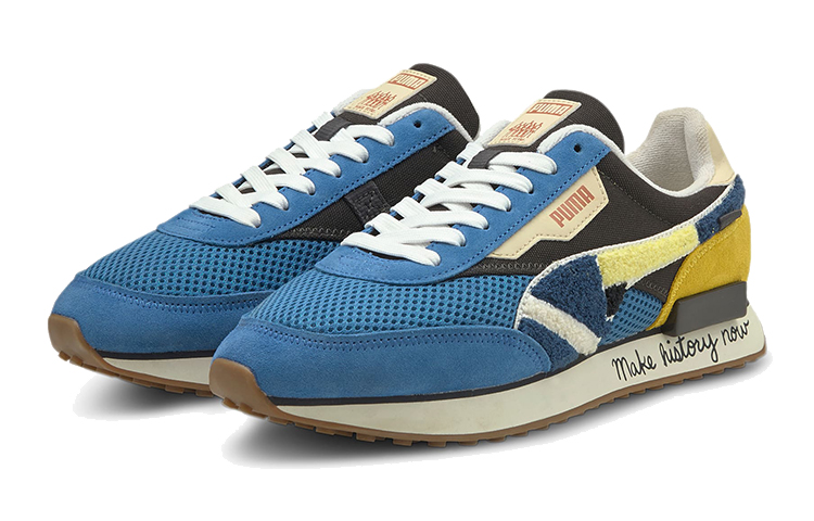 Lookbook (Grade School) Black Fives x Puma Future Rider 'Star Sapphire Maize' 382295-01