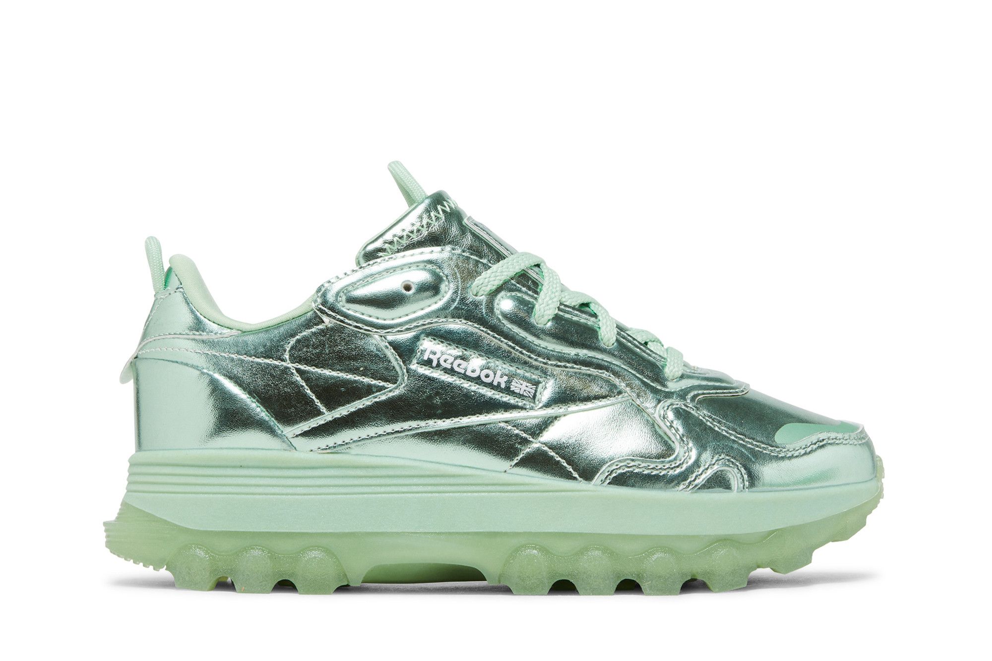 (Grade School) Cardi B x Reebok Classic Leather 'Semi Pixel Mint' HR0449
