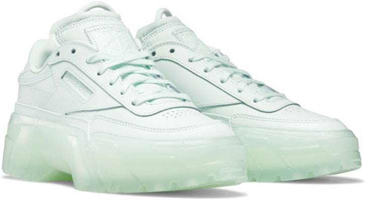 (Grade School) Cardi B x Reebok Club C 'Aqua Dust' GX2909 Lookbook (Grade School) Cardi B x Reebok Club C 'Aqua Dust' GX2909