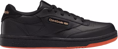 (Grade School) Cardi B x Reebok Coated Club C 'Black Vector Red' H03317 (Grade School) Cardi B x Reebok Coated Club C 'Black Vector Red' H03317
