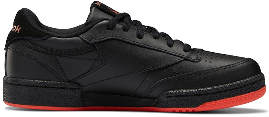 (Grade School) Cardi B x Reebok Coated Club C 'Black Vector Red' H03317 Order (Grade School) Cardi B x Reebok Coated Club C 'Black Vector Red' H03317