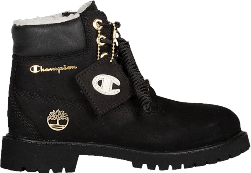 champion-x-timberland-6-inch-premium-wp-warm-lined-junior-black-youth