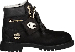 (Grade School) Champion x Timberland 6 Inch Premium WP Warm-Lined Junior 'Black' TB0A1UD4-001 (Grade School) Champion x Timberland 6 Inch Premium WP Warm-Lined Junior 'Black' TB0A1UD4-001