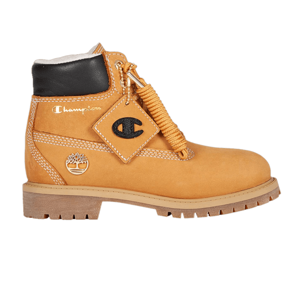 (Grade School) Champion x Timberland 6 Inch Premium Junior 'Wheat' TB0A1UFP231