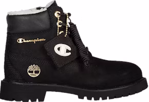 (Grade School) Champion x Timberland 6 Inch Premium WP Warm-Lined Junior 'Black' TB0A1UD4-001 (Grade School) Champion x Timberland 6 Inch Premium WP Warm-Lined Junior 'Black' TB0A1UD4-001