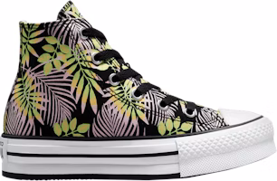 (Grade School) Converse Chuck Taylor All Star EVA Lift Platform High 'Bright Plants' A00446F (Grade School) Converse Chuck Taylor All Star EVA Lift Platform High 'Bright Plants' A00446F