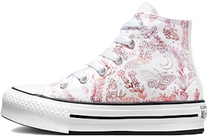 (Grade School) Converse Chuck Taylor All Star EVA Lift Platform High 'Butterfly Shine - White' A04188C (Grade School) Converse Chuck Taylor All Star EVA Lift Platform High 'Butterfly Shine - White' A04188C