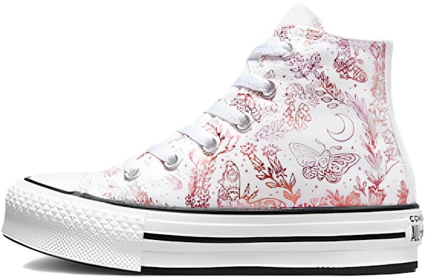 (Grade School) Converse Chuck Taylor All Star EVA Lift Platform High 'Butterfly Shine - White' A04188C Buy (Grade School) Converse Chuck Taylor All Star EVA Lift Platform High 'Butterfly Shine - White' A04188C