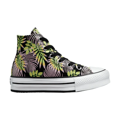 (GS) Converse Chuck Taylor All Star EVA Lift Platform High 'Bright Plants'