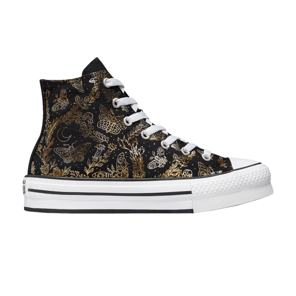 (Grade School) Converse Chuck Taylor All Star EVA Lift Platform High 'Butterfly Shine' A01511C