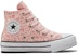 (Kanak-Kanak) Converse Chuck Taylor All Star EVA Platform Tinggi 'Constellations - Storm Pink' 673105C