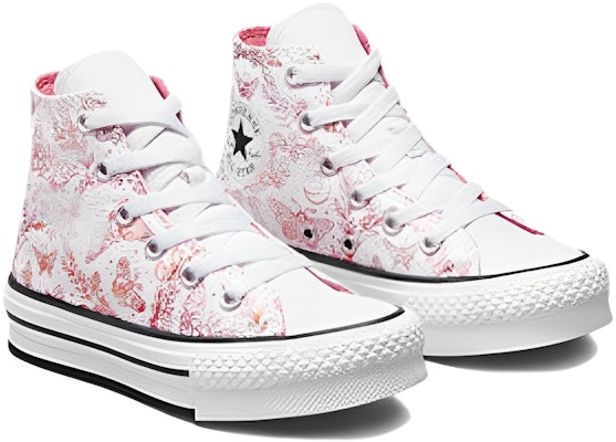 (儿童款) Converse Chuck Taylor All Star 基础款 EVA 厚底高帮 '蝴蝶闪耀 - 白色' A04188C Lookbook (儿童款) Converse Chuck Taylor All Star 基础款 EVA 厚底高帮 '蝴蝶闪耀 - 白色' A04188C