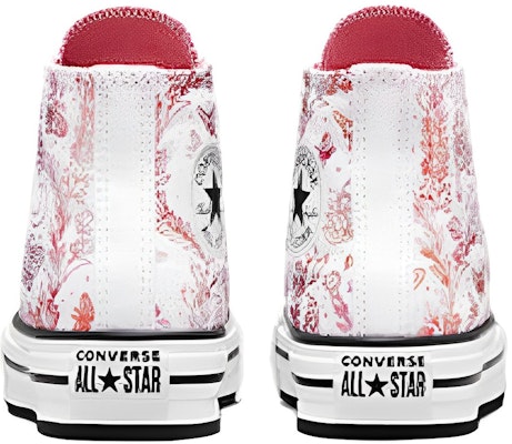 (Grade School) Converse Chuck Taylor All Star EVA Lift Platform High 'Butterfly Shine - White' A04188C Shop (Grade School) Converse Chuck Taylor All Star EVA Lift Platform High 'Butterfly Shine - White' A04188C