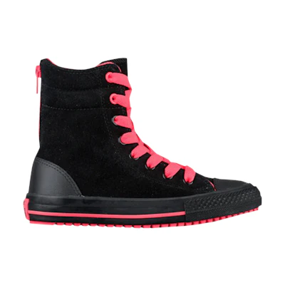 (GS) Converse Chuck Taylor All Star Hi-Rise Boot X-Hi 'Black Hot Punch'