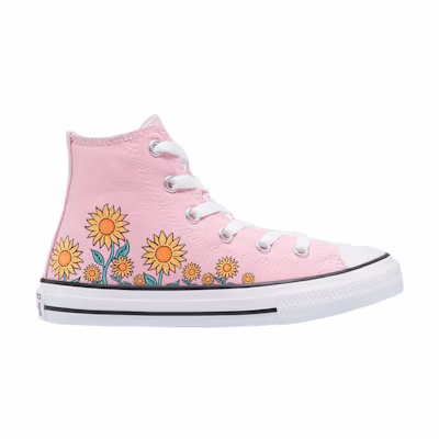 (GS) Converse Chuck Taylor All Star High 'Sunflowers - Pink'
