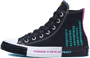 (Grade School) Converse Chuck Taylor All Star High 'Seek Peace' 266537F (Grade School) Converse Chuck Taylor All Star High 'Seek Peace' 266537F