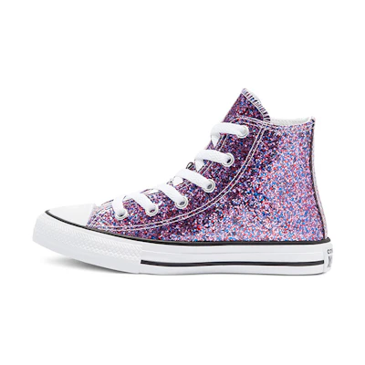 (GS) Converse Chuck Taylor All Star High 'Coated Glitter'