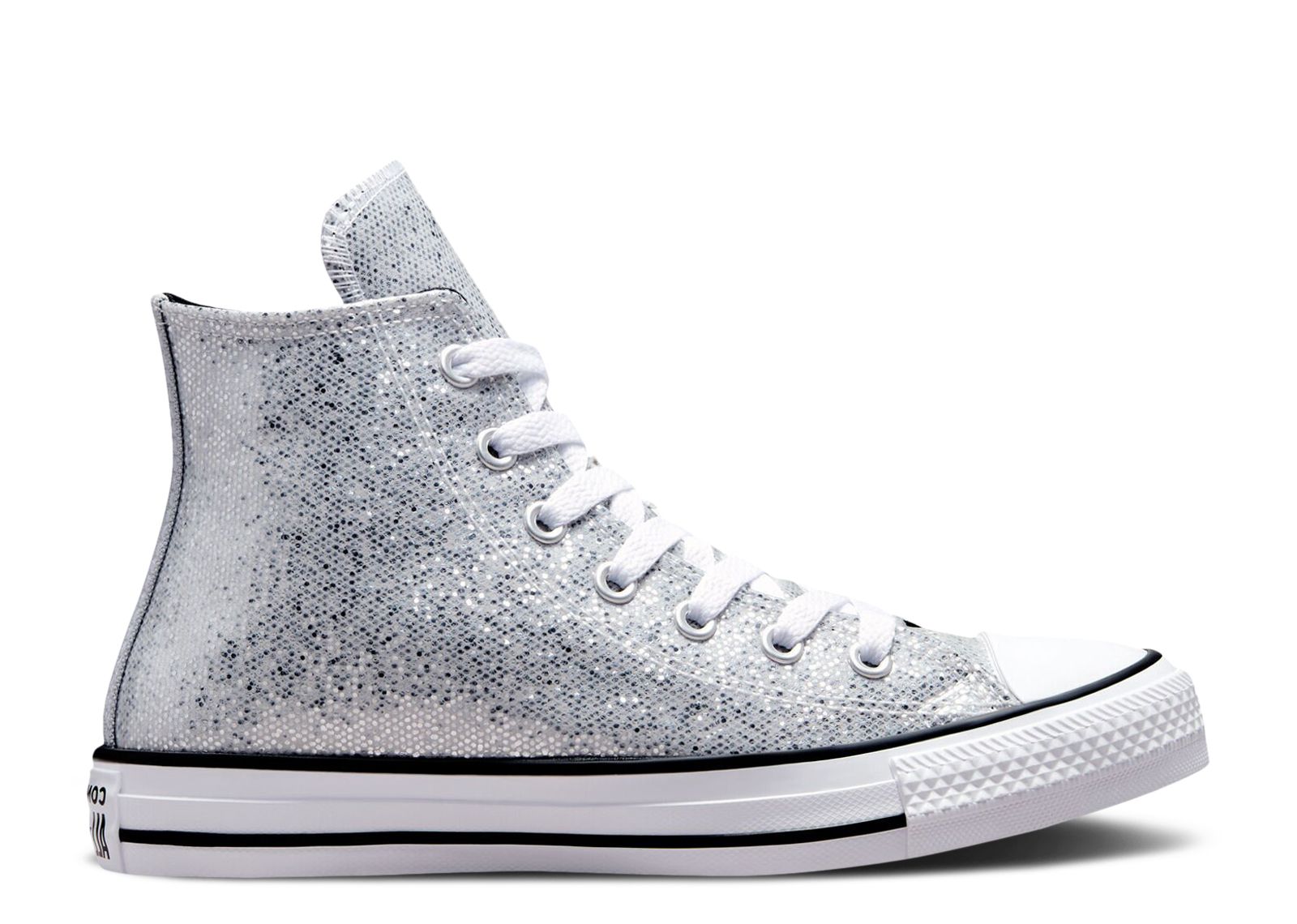 (Grade School) Converse Chuck Taylor All Star High 'Glitter - Silver' A01475C