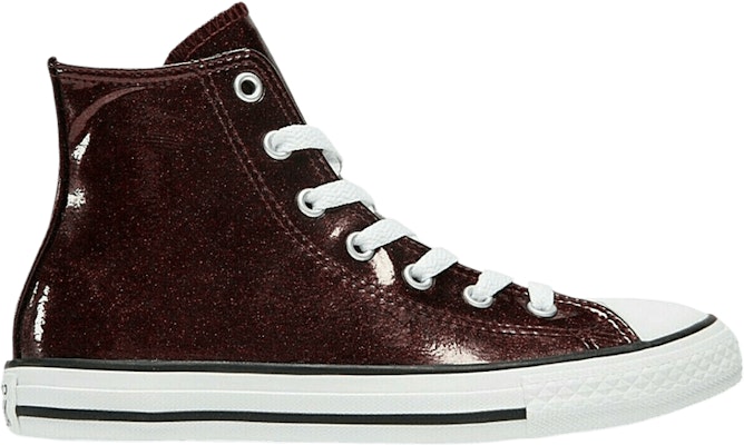 Burgundy glitter converse on sale