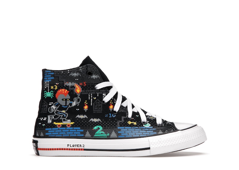 (GS) Converse Chuck Taylor All Star High 'Gamer - Knights and Skeletons'